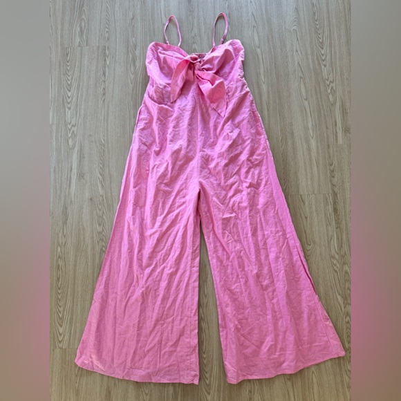 Petal & pup bow wide leg jumpsuit nwot - Picture 6 of 6